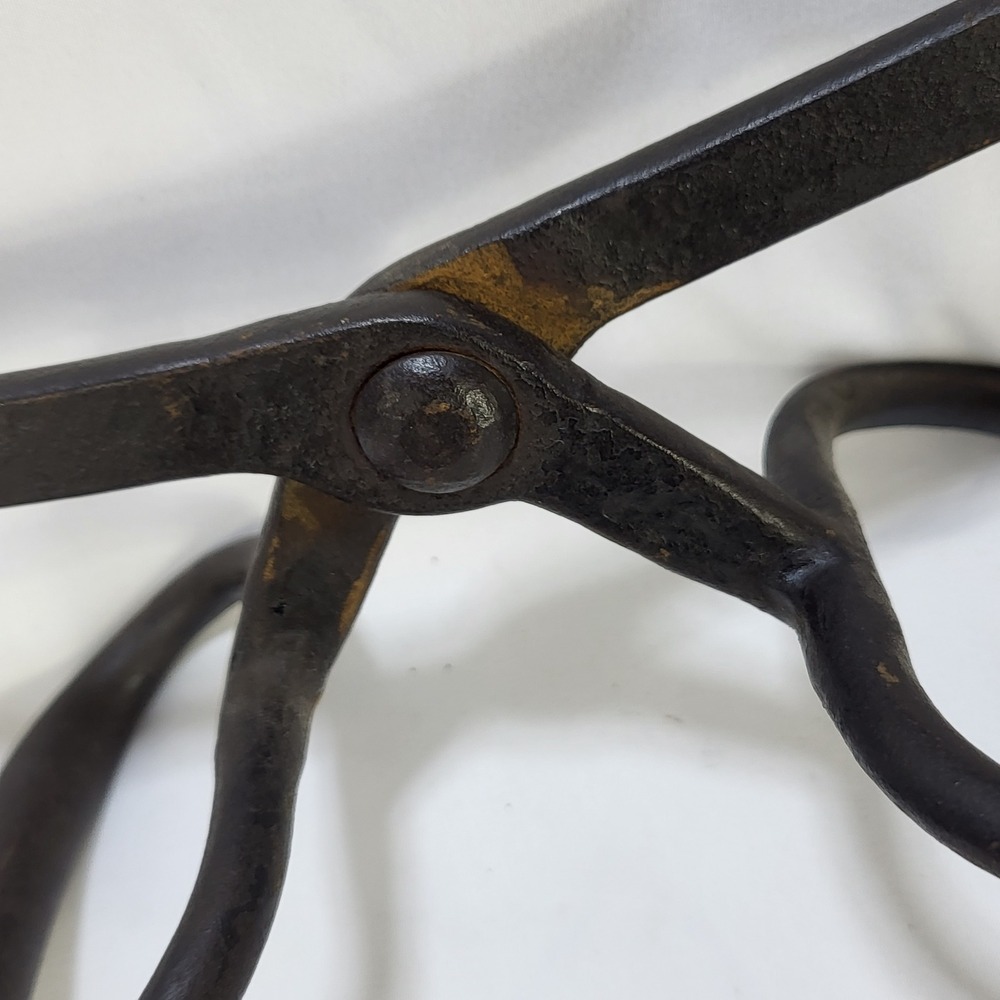 Antique Staatsburg NY Ice Block Tongs 17in Iron Ice Harvesting Tool Primitive - Picture 13 of 14
